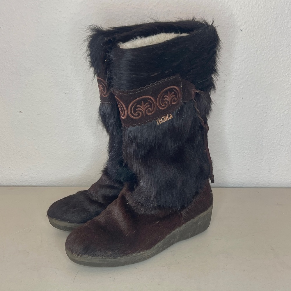 Tecnica Skandia After Ski Mid Calf Fur Boots Italy